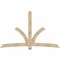 Ekena Millwork Davenport Rough Sawn Timber Gable Bracket, Douglas Fir, 108"W x 68"H x 4"D x 6"F, 15/12 Pitch GBW108X68X0406DAV00RDF - alternate 1